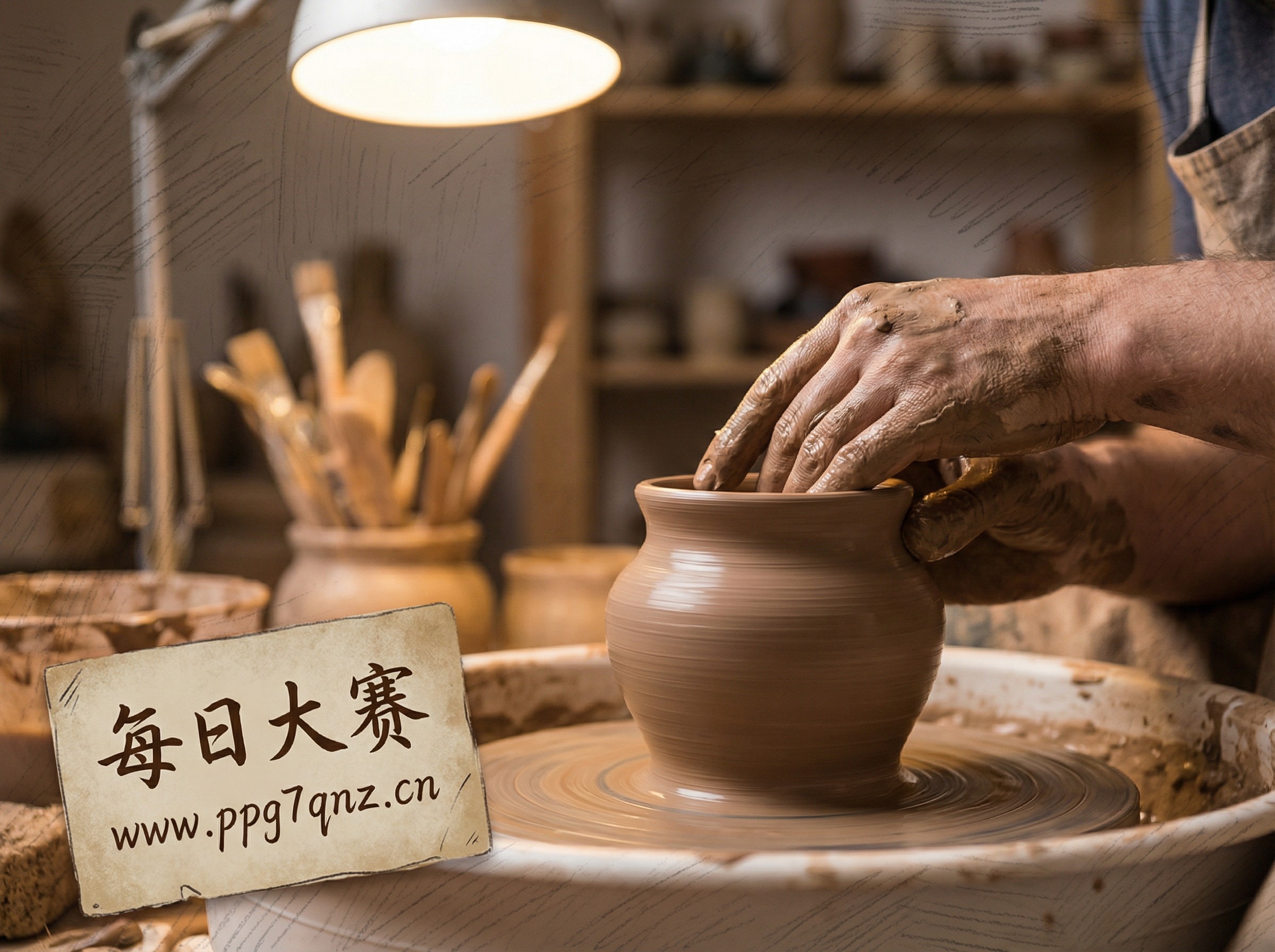 每日大赛：每日大赛：手作陶瓷，指尖上的慢生活视频教程