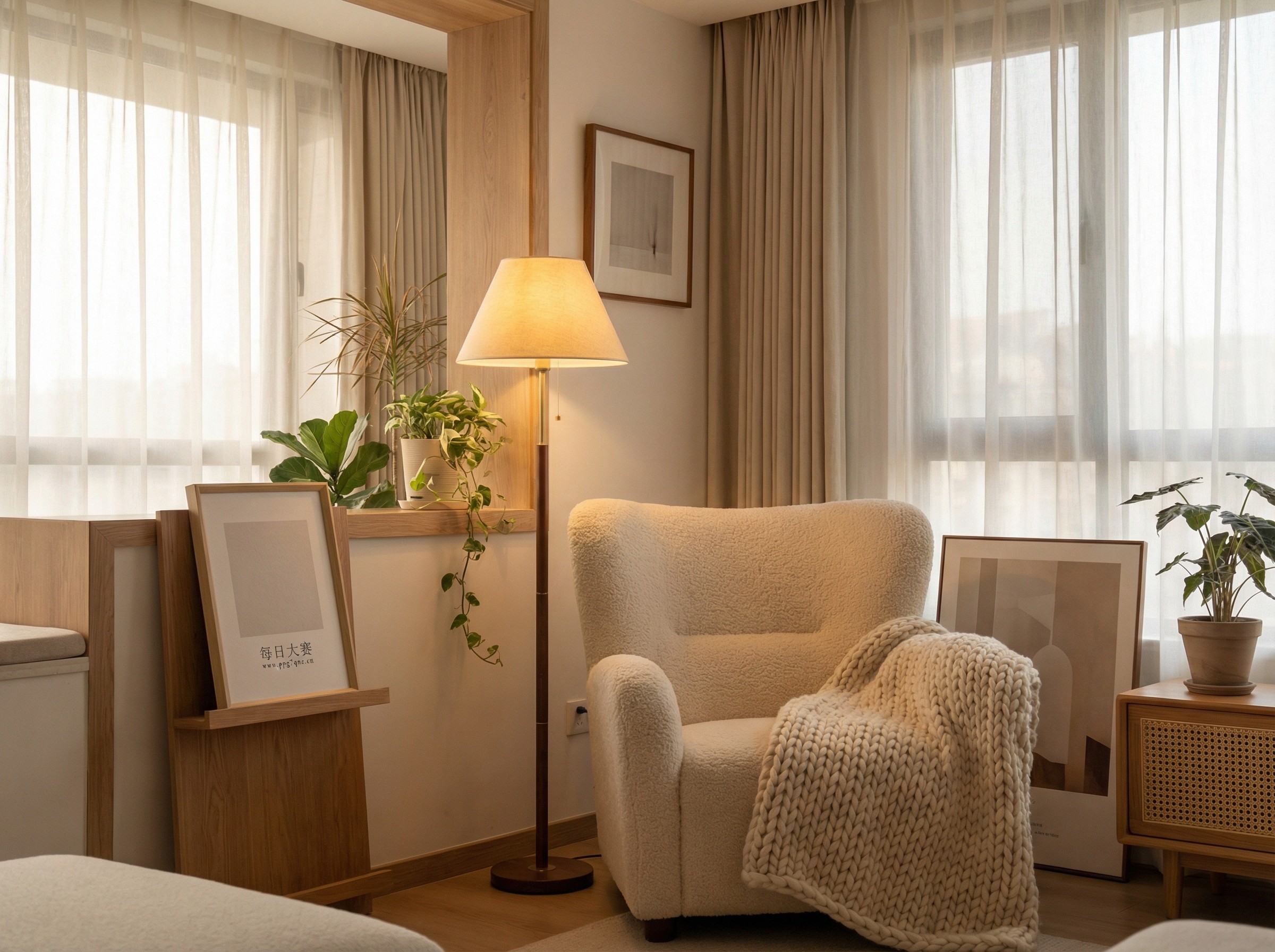 每日大赛：每日大赛：自然光影下的家居美学视频演示